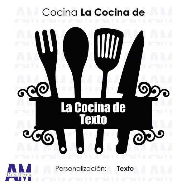 Producto Decorativo Metálico Diseño La Cocina de.