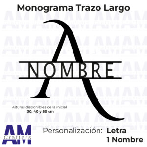 Monograma Trazo Largo